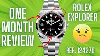 A One Month Review of the Rolex Explorer 124270