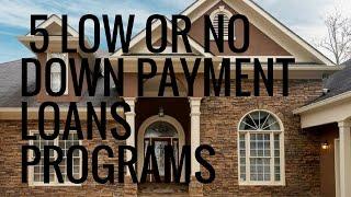 First Time Home Buyer Programs - 5 Low Or No Down Payment Loans Programs