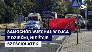 Koszmarny wypadek w Przeworsku. 18-latek wjechał w rodzinę na przejściu dla pieszych