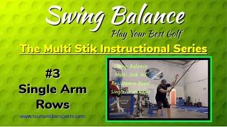 Swing Balance Multi Stik (Powered by Tsunami Bar Technology) Single Arm Row