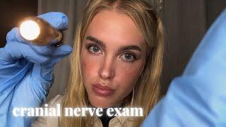 ASMR cranial nerve exam | whispered