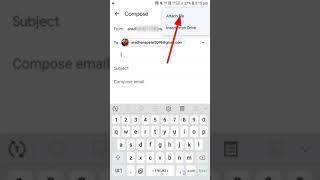 #shorts || Gmail se Pdf file kaise bheje ||How to send pdf file on gmail /Email