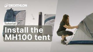 TUTORIAL - How to install the quechua MH100 TENT (3p) ? | Decathlon_QUECHUA