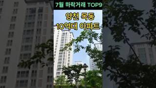 양천구 목동 10억대 아파트 하락거래 현황