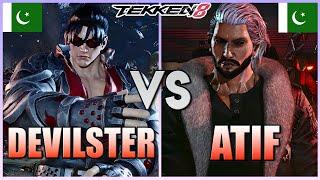 Tekken 8  ▰ DEVILSTER (Jin Kazama) Vs ATIF (Dragunov) ▰ Aggressive Gameplay!