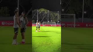 Dominik szoboszlai Free Kick in training! #viral #shorts