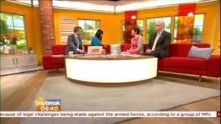 Daybreak - Dr ELIZABETH KILBEY:-  itv - 02 April 2014 - Talk to children about burglary