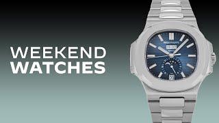 Weekend Watches - Patek Philippe Nautilus Annual Calendar Moonphase (5726/1A-014) Watch Guide