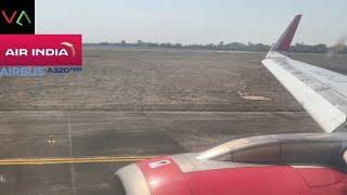 Air India A320neo takeoff Bhopal