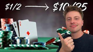 Texas vs Vegas Poker: Which is Better? | $1/2 to $10/25 Challenge