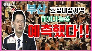 [송병현의 부자TV] 부산부동산시장(아파트 양극화 및 부산 조정대상지역 해제 예측!)