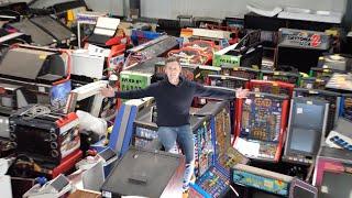 Retro Super Fan Has Huge Arcade Machine Collection