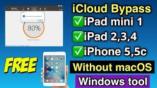 FREE iCloud Bypass iPad mini 1-iPad 2/3/4 - iPhone 5/5c without macOS Windows tool 2025