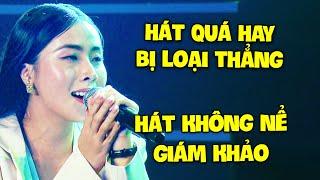 Thí sinh HÁT NHƯ CA SĨ vừa cất giọng BỊ LOẠI THẲNG vì HÁT KHÔNG NỂ GIÁM KHẢO | Song Ca Giấu Mặt