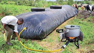 Primitive Way Kenyans Produce Tons of Cooking Gas at Home