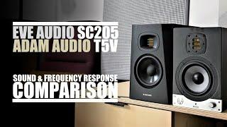 DSAUDIO.review ||  Eve Audio SC205 vs Adam Audio T5V  || soun.DEMO