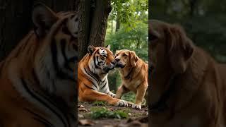 tiger vs dog