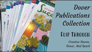 My Colouring Book Collection - Dover, Creative Haven & Spark - Full Flips