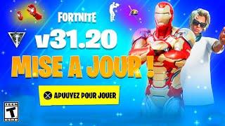 Voici la Nouvelle MISE A JOUR d'aujourd'hui sur Fortnite ! (skin gratuit, pouvoir mythique)