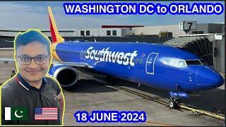 WASHINGTON DC to ORLANDO SOUTHWEST AIRLINE TRAVEL VLOG PAKISTANI IN USA