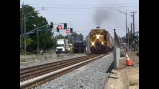 Rebuilt leslie air horn on Northwestern Pacific railroad BUGX #1322 out for a test drive