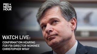 WATCH: FBI director nominee Chris Wray Senate confirmation hearing