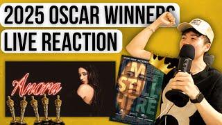 2025 OSCAR WINNERS LIVE REACTION (ANORA SWEEP)