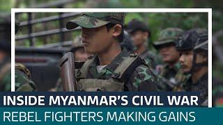 Inside Myanmar's civil war: ITV News given rare access to rebel forces  | ITV News