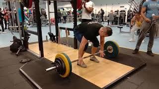 Power clean and push jerk 120kg  weightlifting day the gym Edmonton Green