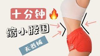 十分钟小蛮腰超燃脂训练 | 甩掉侧腰脂肪 | 无器械夏日必备 | 10 mins BELLY BURN workout