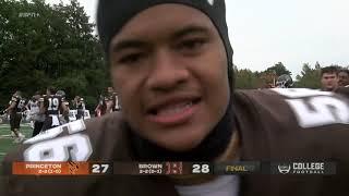 Brown vs Princeton: Football Highlights