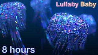  8 HOURS  UNDERWATER SOUNDS with MUSIC   Relaxing Sleep Music, Stress Relief, Jellyfish