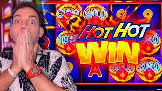 HOT HOT BONUS  $66/Spin MAX BET JACKPOT!