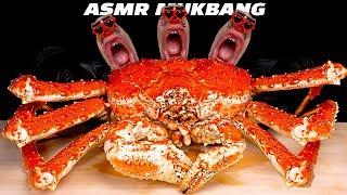 ASMR Living Giant jumbo King Crab mukbang seafood  살아있는 초대형 킹크랩 먹방! キングクラブ 帝王蟹 ปูยักษ์