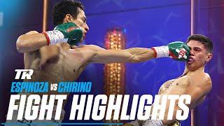 Rafael Espinoza Pours It On Sergio Chirino For TKO Win | FIGHT HIGHLIGHTS