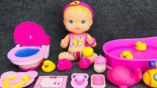  Puca review Toy | Pink Bathroom with duck | Baby unbox Pink bathroom