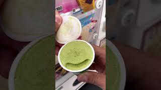 Green Tea Ice Cream From a Vending Machine