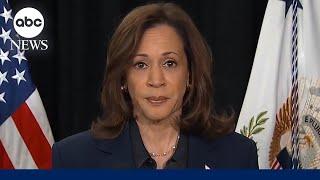 Kamala Harris delivers remarks on the killing of Hamas leader Yahya Sinwar