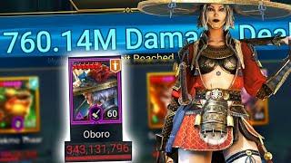 OBORO SMASHES HYDRA 750M+ DAMAGE (AUTO) | Raid: Shadow Legends