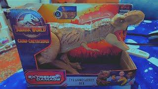 ТИРЕКС С Повреждениями! ОБЗОР JURASSIC WORLD MATTEL REX