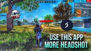 How to use goxit ff | Use THIS App to get MORE HEADSHOT  in free fire | #freefiresetting