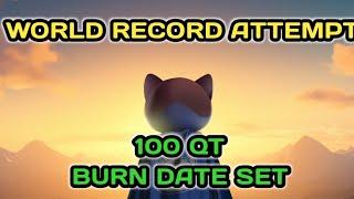 BABYDOGE WORLD RECORD ATTEMPT! MASSIVE 100 QT BURN! WILL IT BOUNCE?