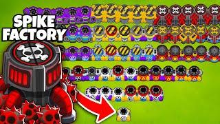 How Far Can EVERY Spike Factory Crosspath Go in BTD6