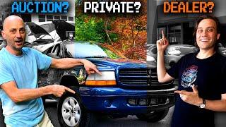 AUCTION vs DEALER vs PRIVATE OWNER - What's the BEST Used Car Deal?