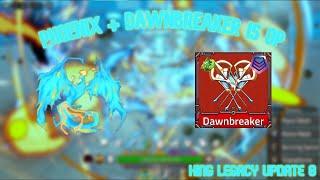 BROKEN PHOENIX + DAWNBREAKER COMBO IS OP | King Legacy