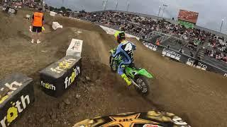 CRAZY FINISH ON GO PRO - Round 2 - Redcliffe SX1 Main 1