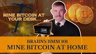  Mini BITCOIN Miner ️ Braiins BMM101 - Solo Miner - Home Miner - Play the Bitcoin Lottery