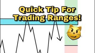 QUICK Technical Tip For Trading RANGES! Explained For Traders  #shorts