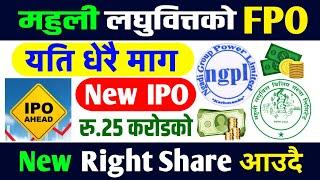 Mahuli Laghubitta Bittiya Sastha FPO | Upcoming Right Share | Upcoming IPO in Nepal