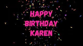 HAPPY 60TH BIRTHDAY KAREN!